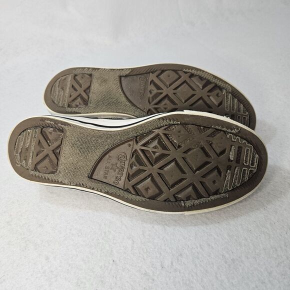 CONVERSE Chuck Taylor All Star Grey Fabric Women Sz 7 Sneaker - Picture 5 of 5